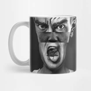 Secret face emotional collage Mug